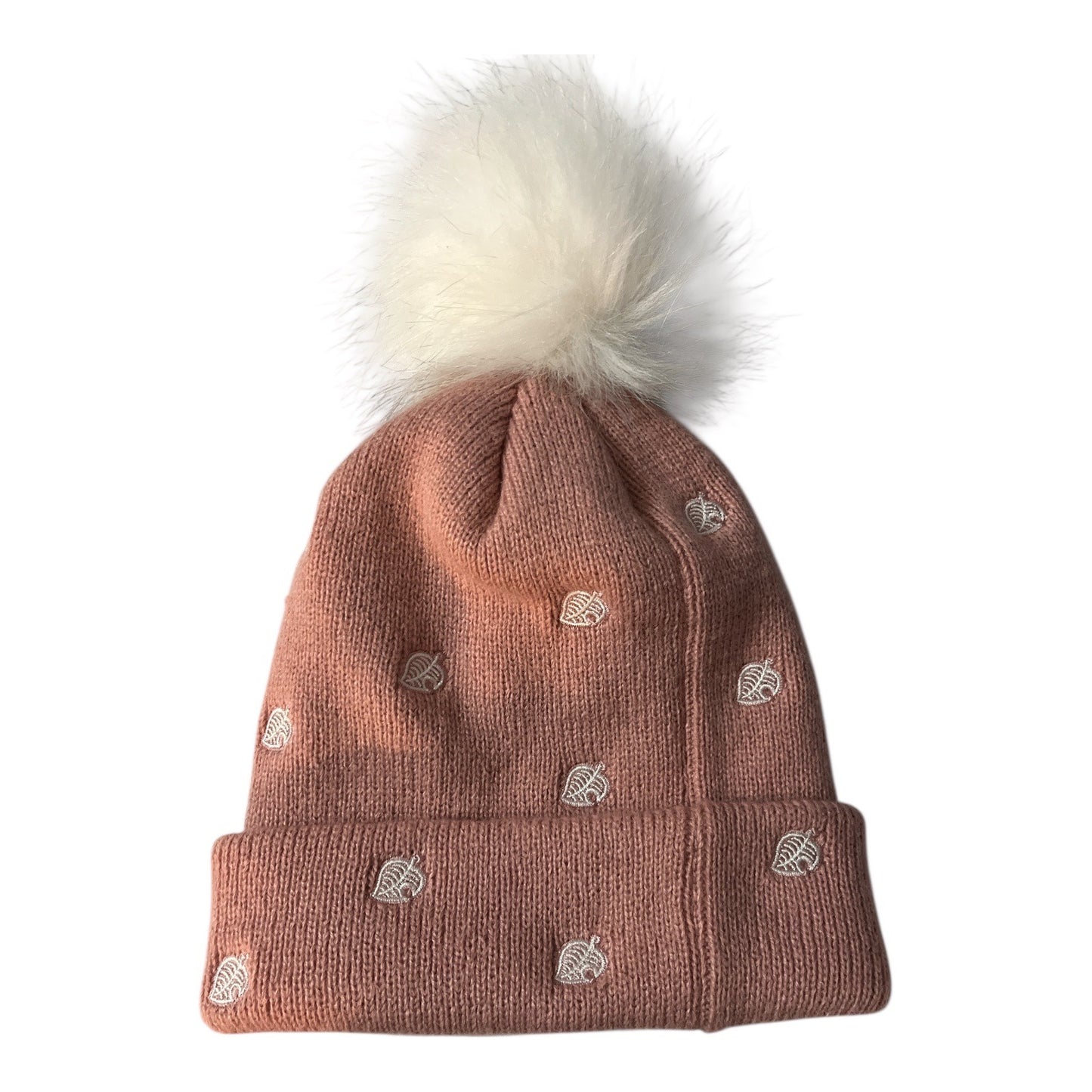 Animal Crossing New Horizons Pink Knit Pom Beanie Hat OSFM Controller Gear