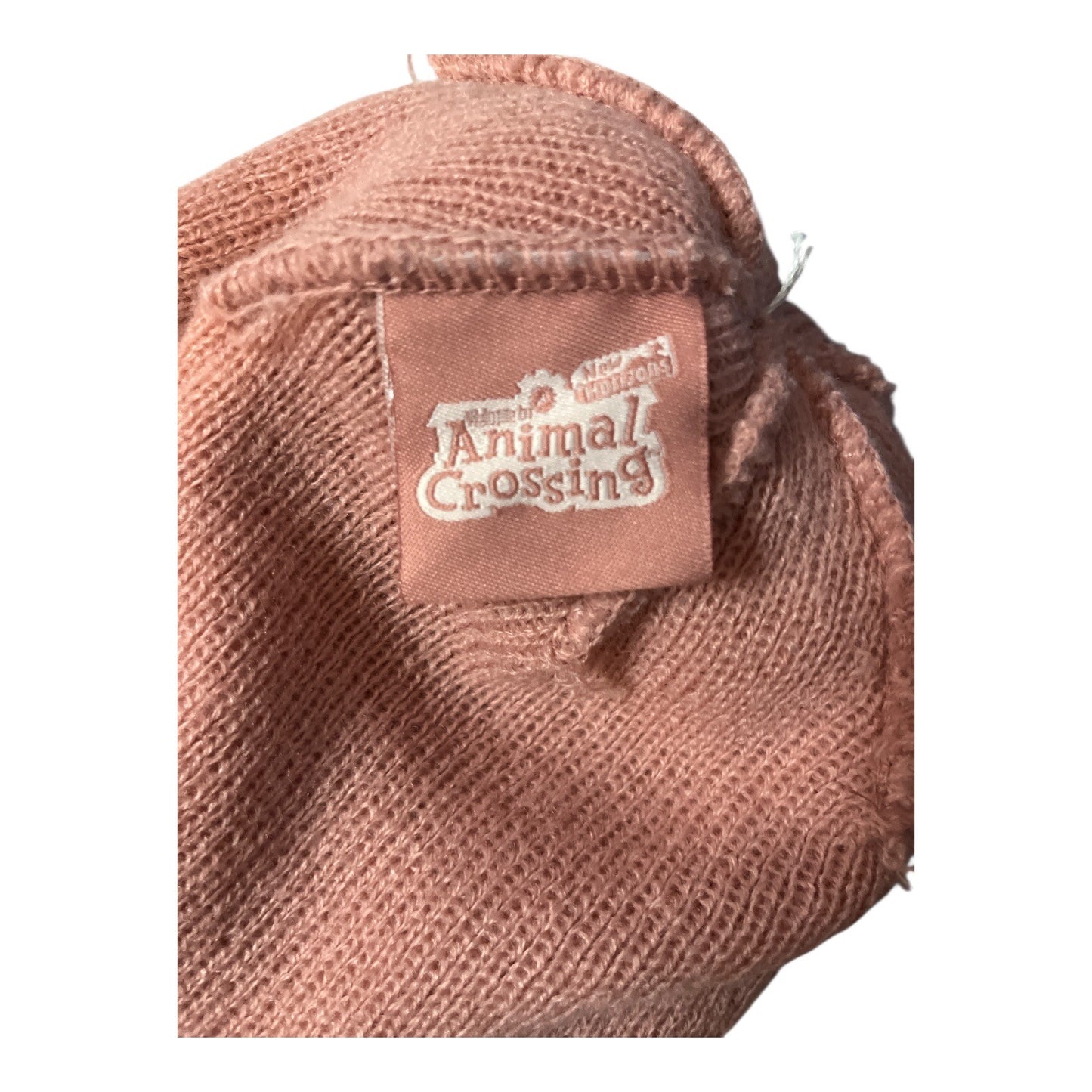 Animal Crossing New Horizons Pink Knit Pom Beanie Hat OSFM Controller Gear