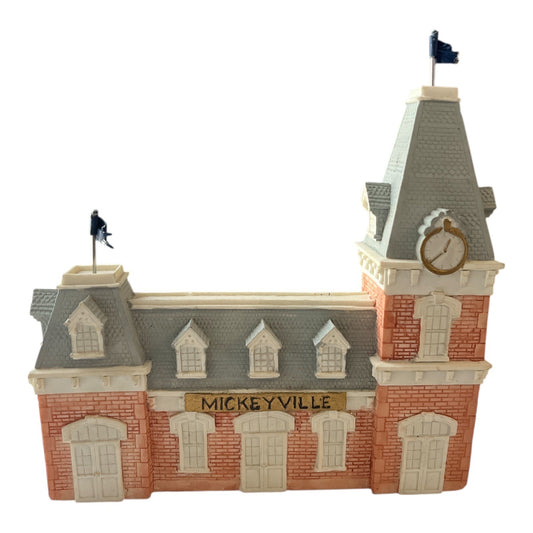 Mickeyville Disney Village Building Figurine – 7 x 6.75 x 1.5 in – Decorative Display Piece