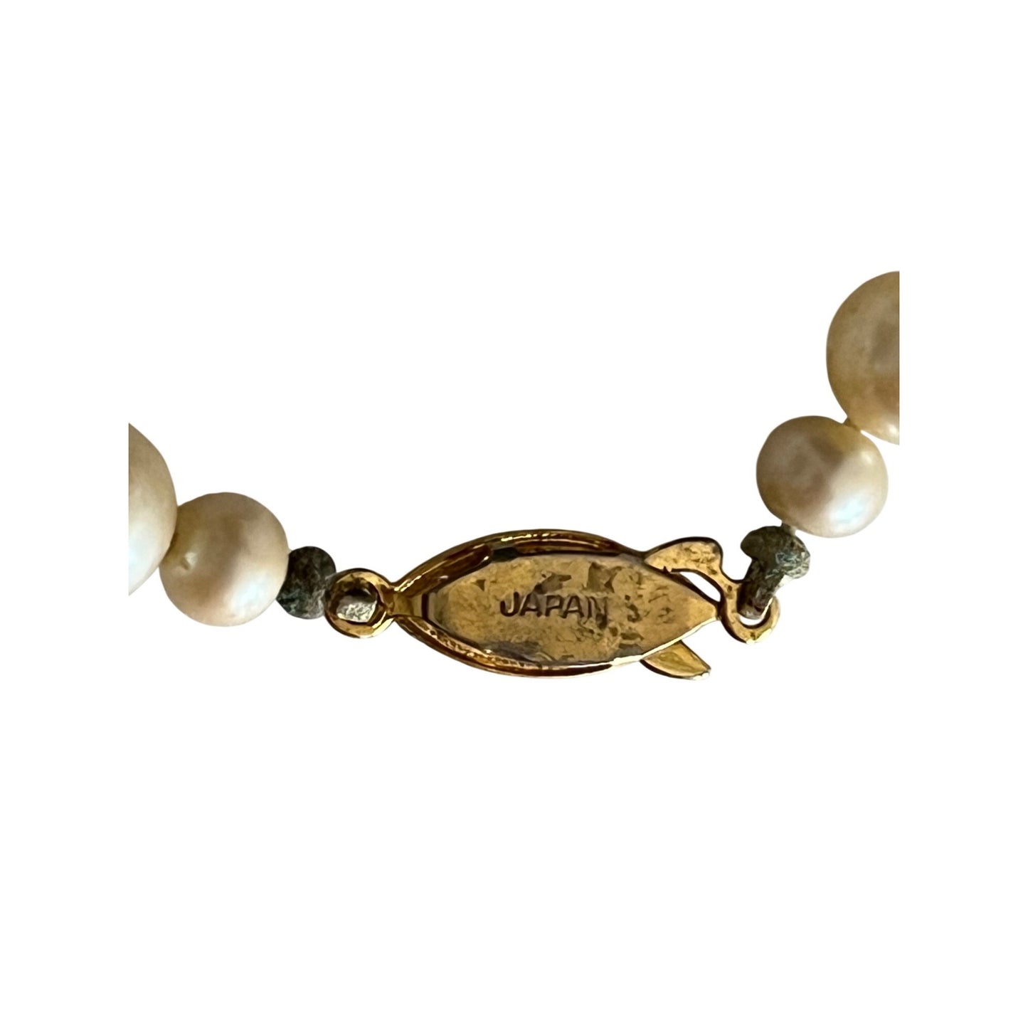 Vintage Cultured Pearl Necklace 64” Long Strand Uniform Japan Clasp Classic Jewelry