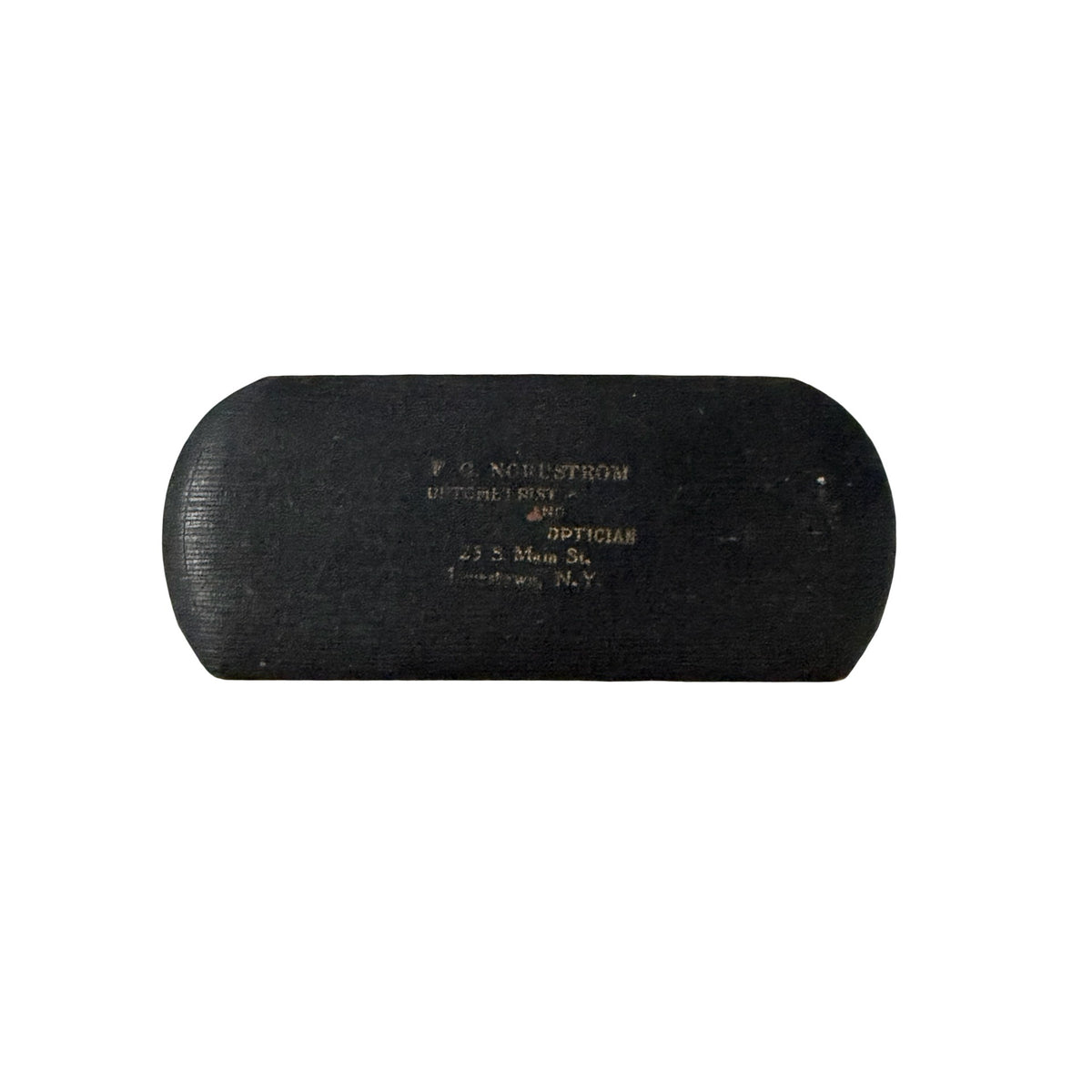 Antique 1910s F.G. Nordstrom Jamestown NY Rimless Pince Nez Eyeglasses Case