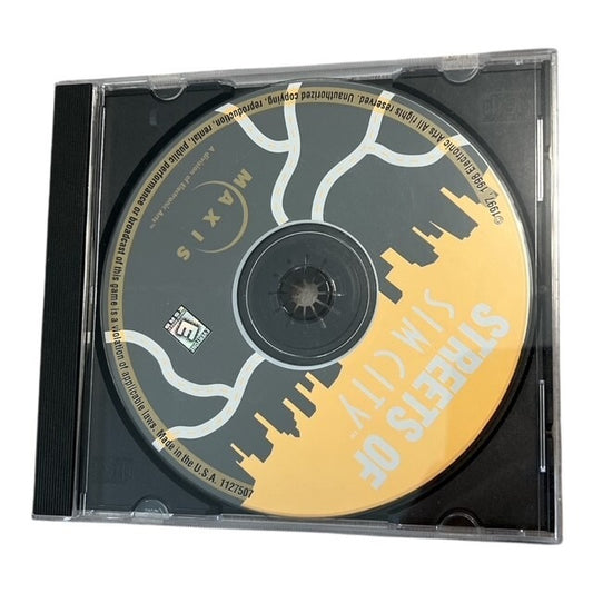 Streets of SimCity PC CD ROM Game Maxis Electronic Arts