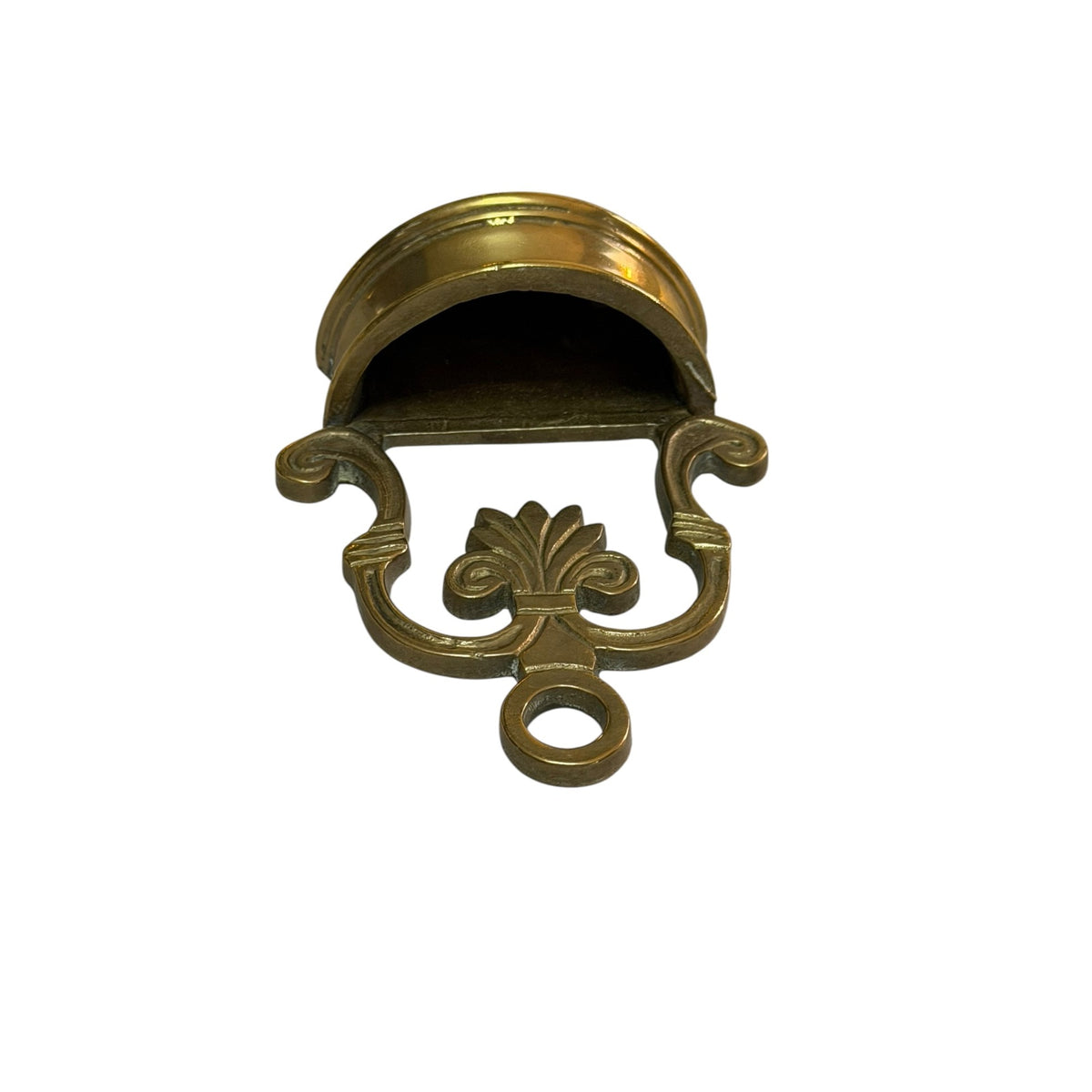 Vintage Crowning Touch Brass Holy Water Font Wall Stoup Fleur de Lis Taiwan