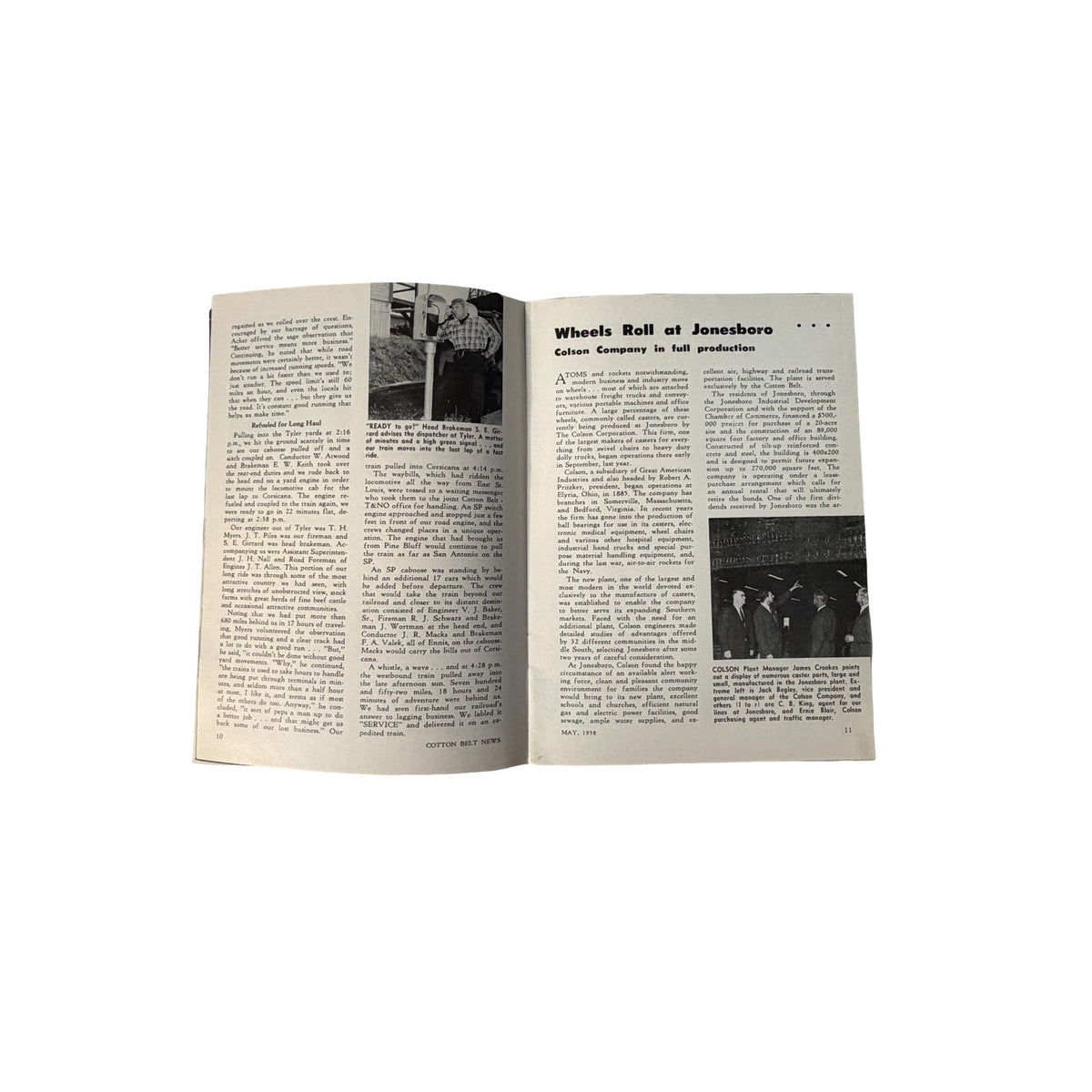 Cotton Belt News May 1958 Vol XIV No 3 St Louis Southwestern Railroad Magazine