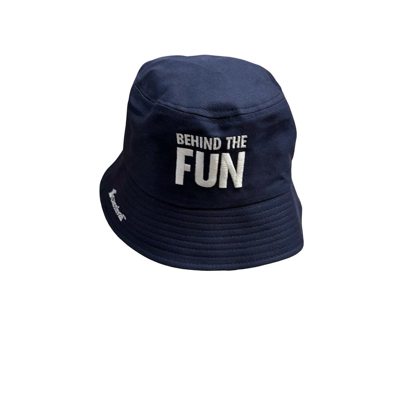 Carnival Cruise Behind the Fun Bucket Hats Set of 2 Navy Blue Embroidered 24 Inch