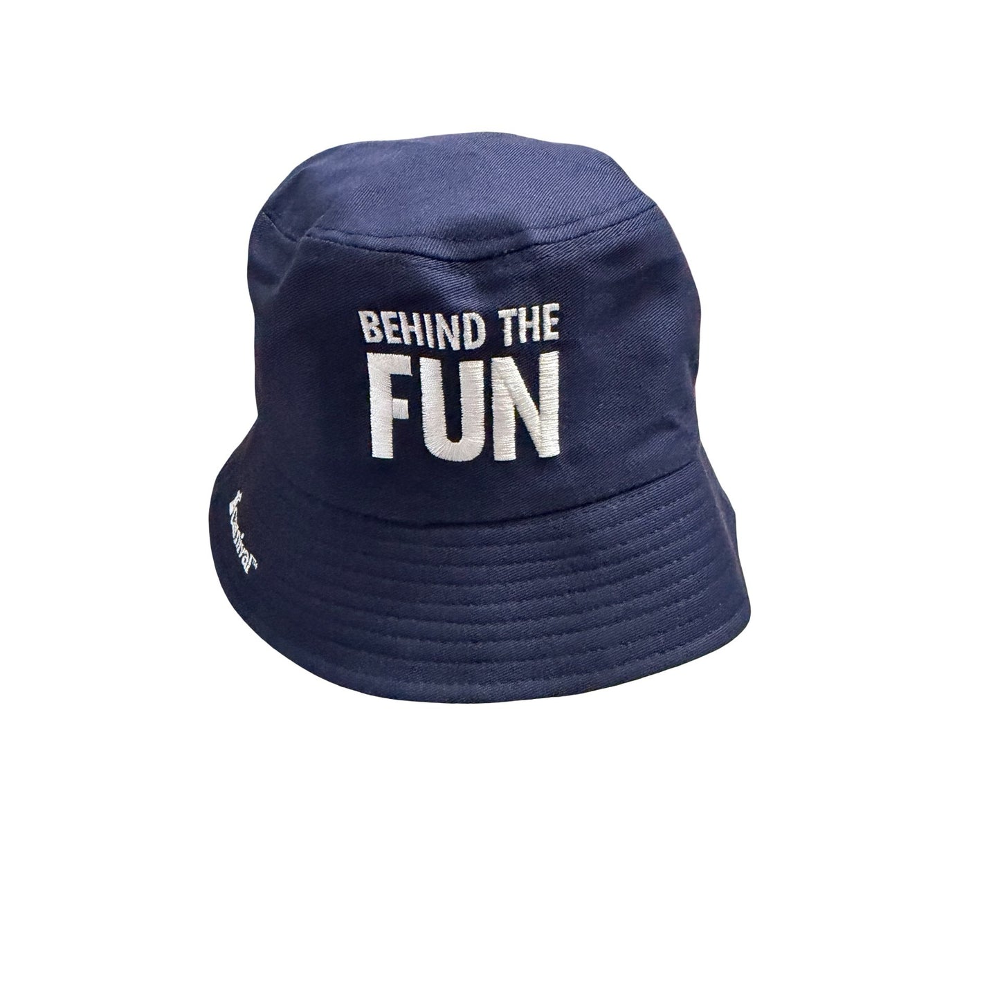 Carnival Cruise Behind the Fun Bucket Hats Set of 2 Navy Blue Embroidered 24 Inch