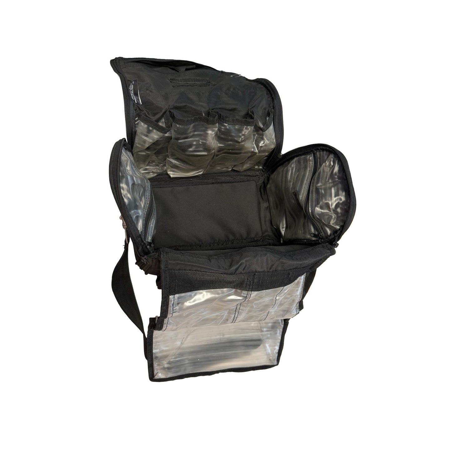 American Tourister Hanging Toiletry Bag Travel Organizer Black JC Penney Multi Compartment Case
