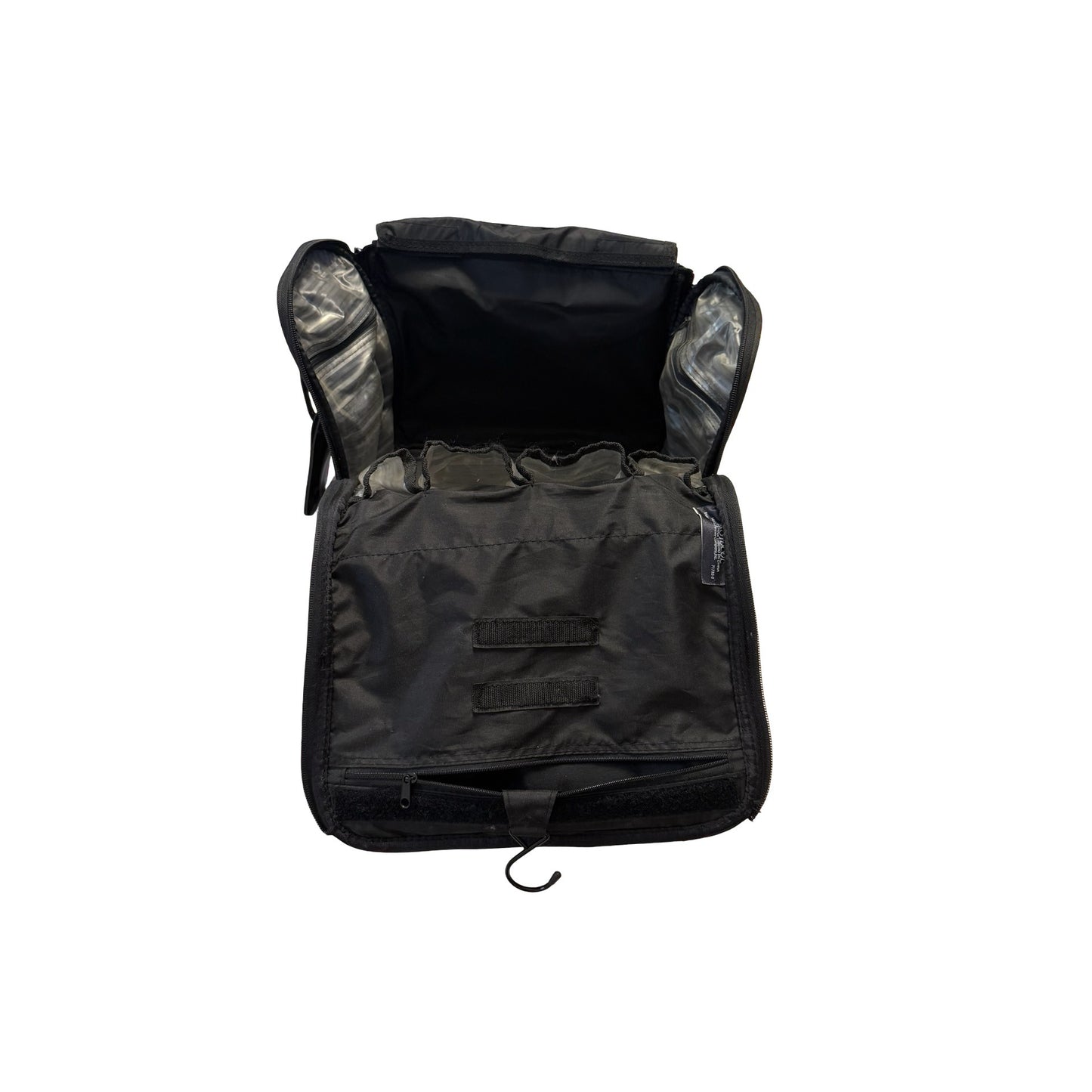 American Tourister Hanging Toiletry Bag Travel Organizer Black JC Penney Multi Compartment Case