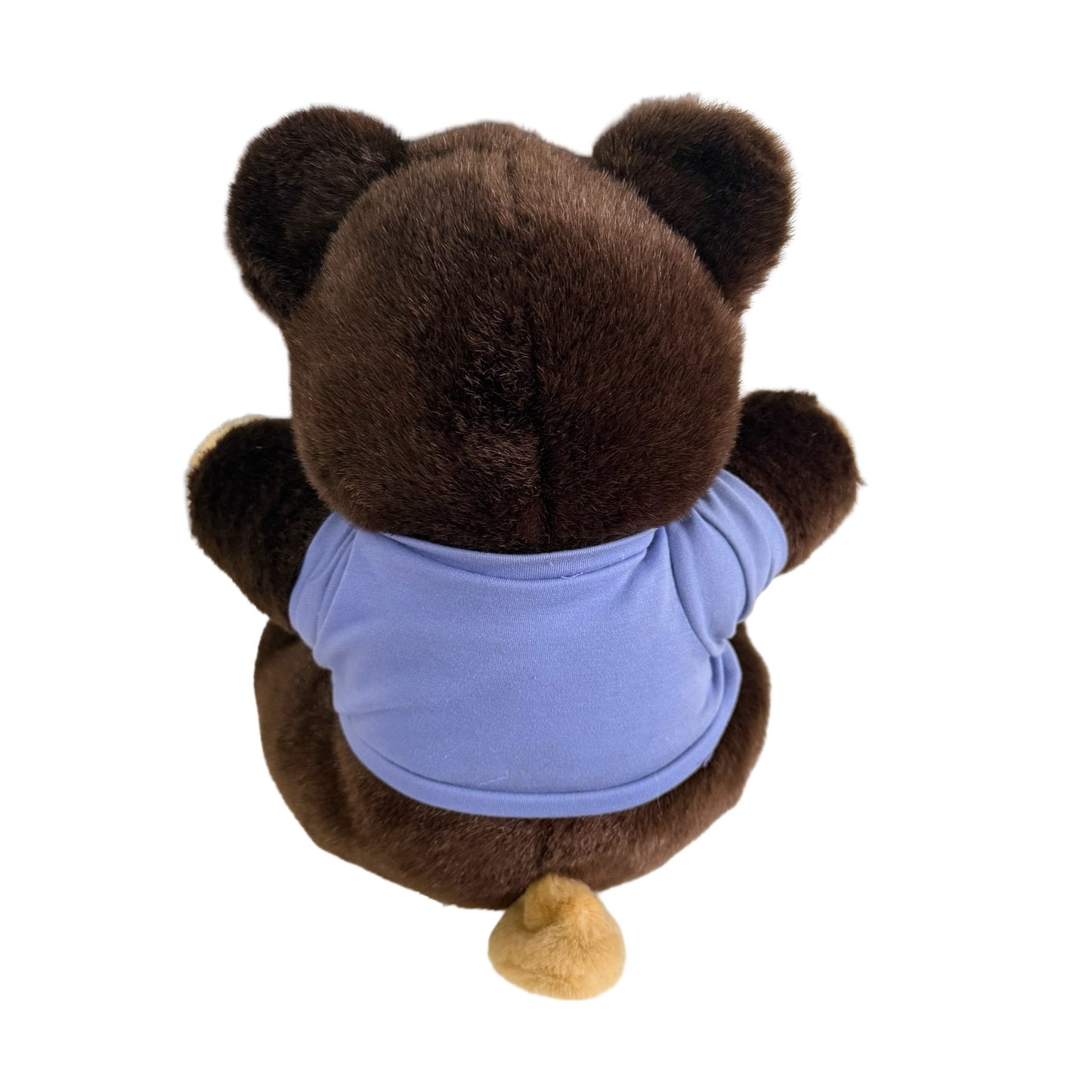 Vintage Busch Gardens BG Bear Plush Teddy Bear 14” Brown Stuffed Animal w Tag