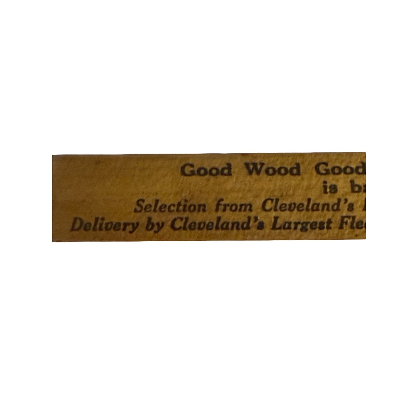 Vintage Dougherty Lumber Co Cleveland Ohio 6 Inch Wooden Advertising Ruler GLenville 2010