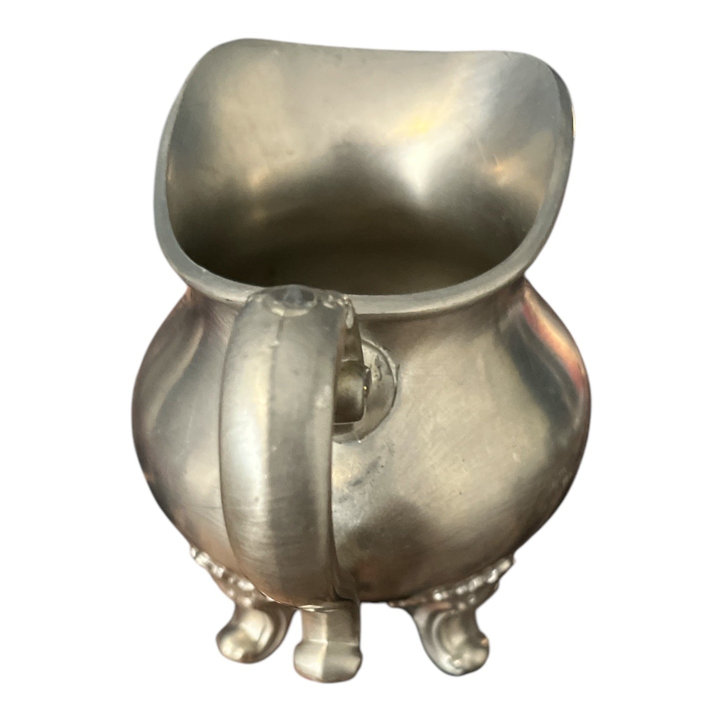 Reed & Barton Pewter Creamer Regent P560 Small Footed Pitcher Vintage