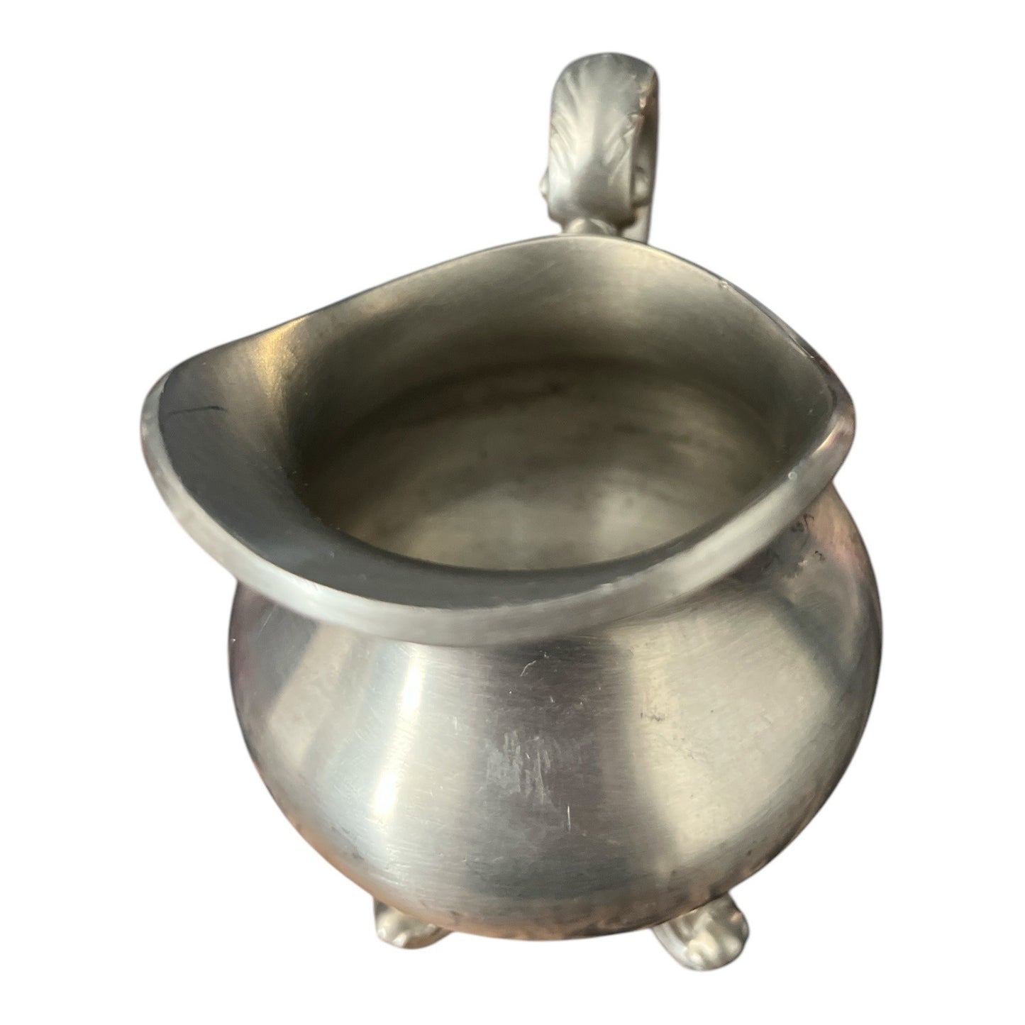 Reed & Barton Pewter Creamer Regent P560 Small Footed Pitcher Vintage