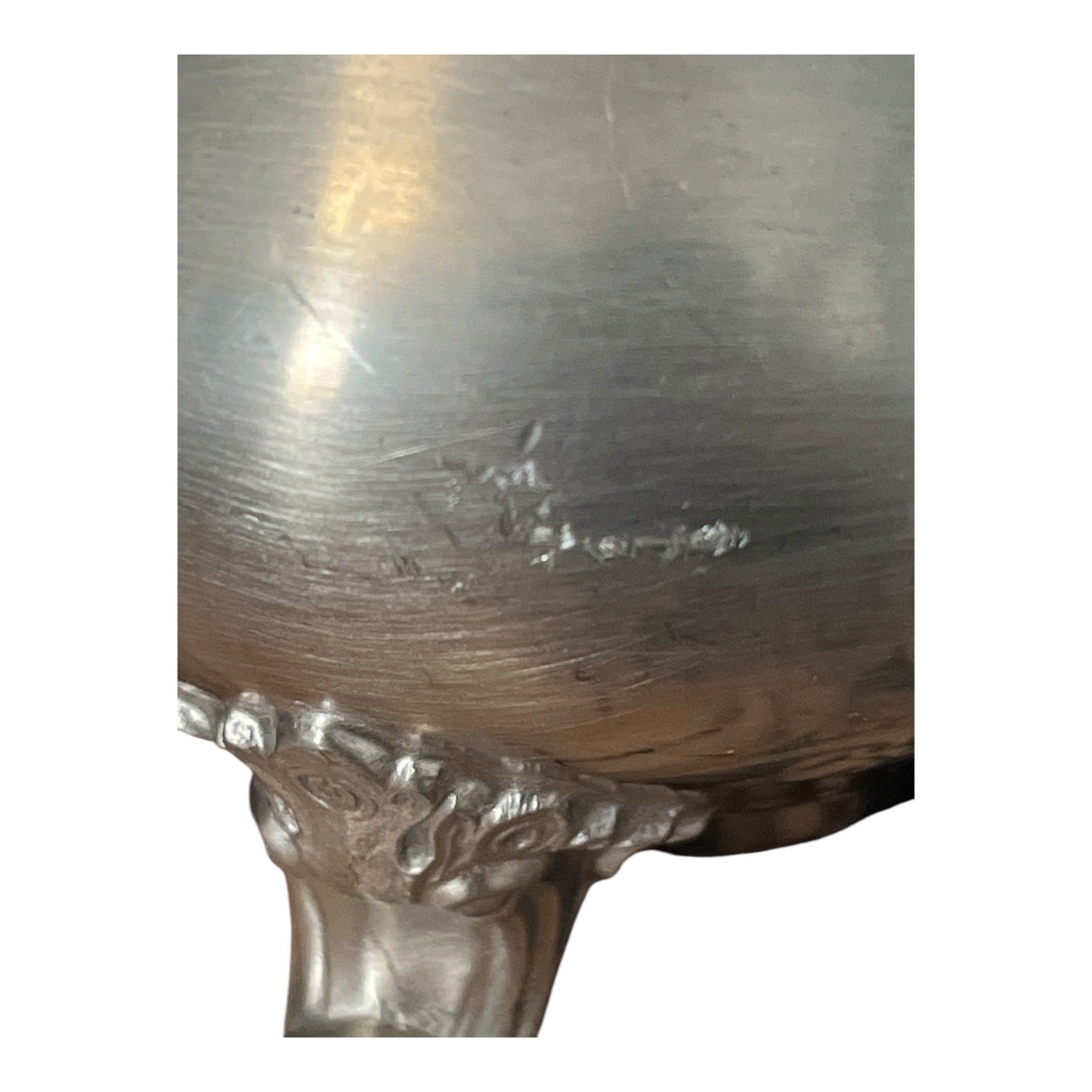 Reed & Barton Pewter Creamer Regent P560 Small Footed Pitcher Vintage