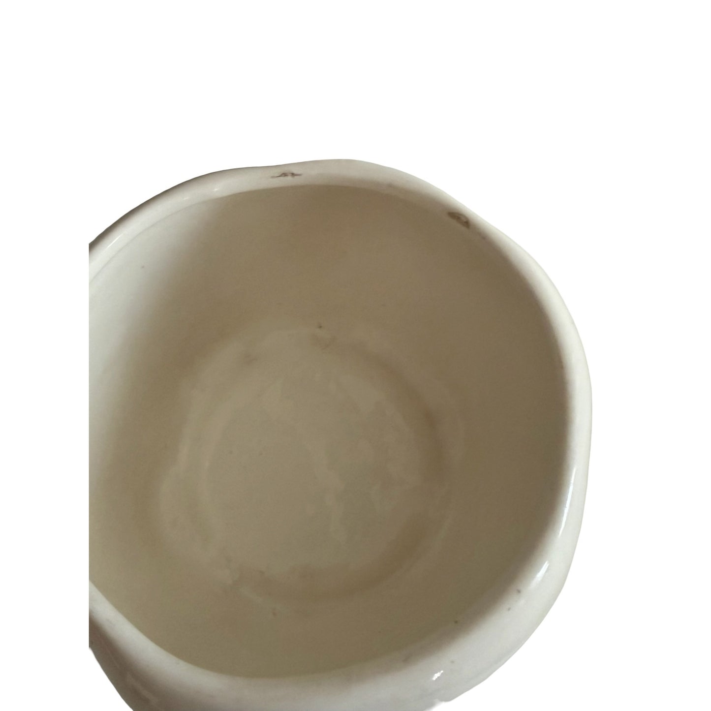 Vintage California Pottery Leaf Covered Trinket Box Aqua White Ceramic USA 734