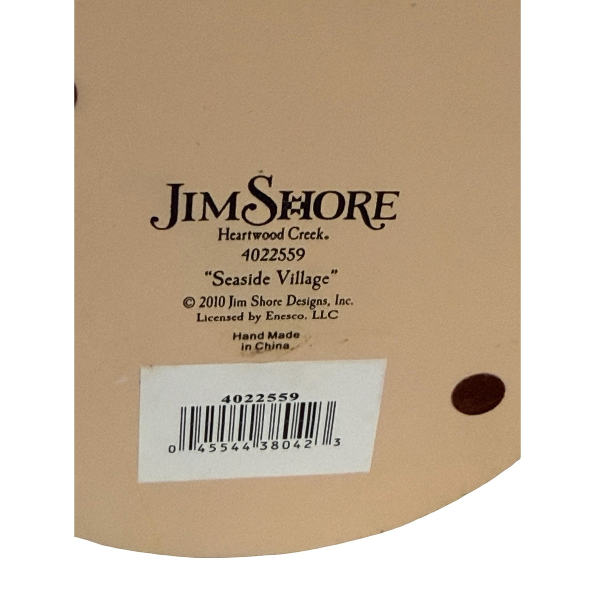 Jim Shore Heartwood Creek Seaside Village 4022559 Clamshell Coastal Diorama