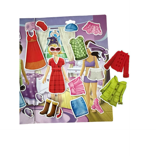 Imaginetics Dress Me Up Magnetic Play Set 29 of 35 Pieces Fashion Travel Toy