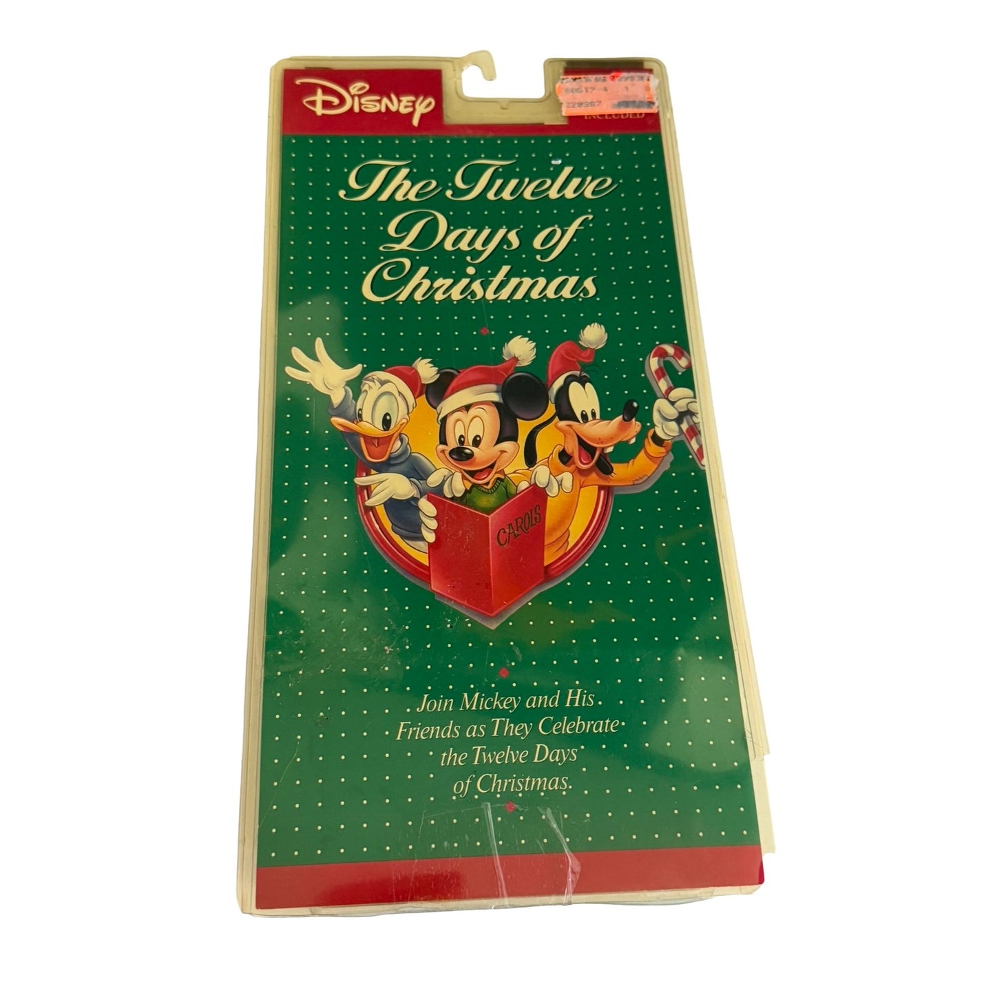 Disney The Twelve Days of Christmas Cassette Tape & Lyric Book Unopened 1991 Mickey Donald Goofy