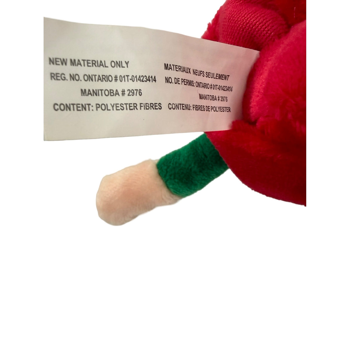 Greenbrier Christmas Girl Elf Plush Doll 12” Red Green Holiday 2015