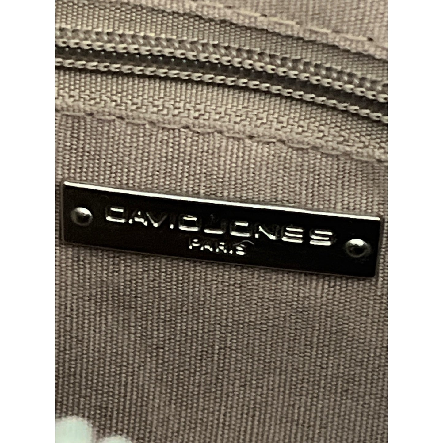 David Jones Paris Gray Crossbody Bag – Faux Leather Chain Strap Purse – 6x9