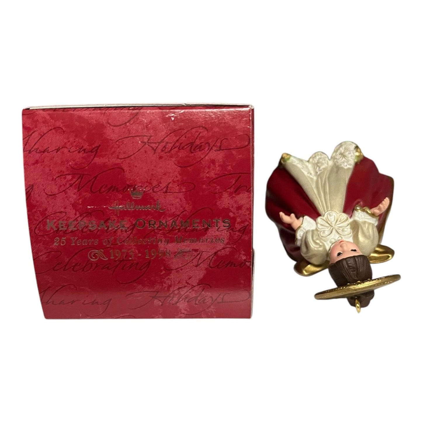 1998 Hallmark Keepsake Glorious Angel Ornament – Madame Alexander Holiday Angels Series #1 Collectible with Box