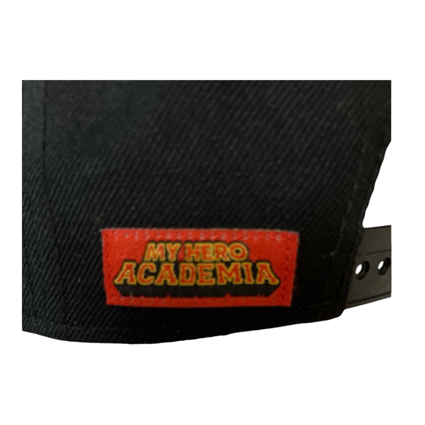 My Hero Academia Snapback Hat “You Can Be a Hero” Anime Cap Black Red Brim
