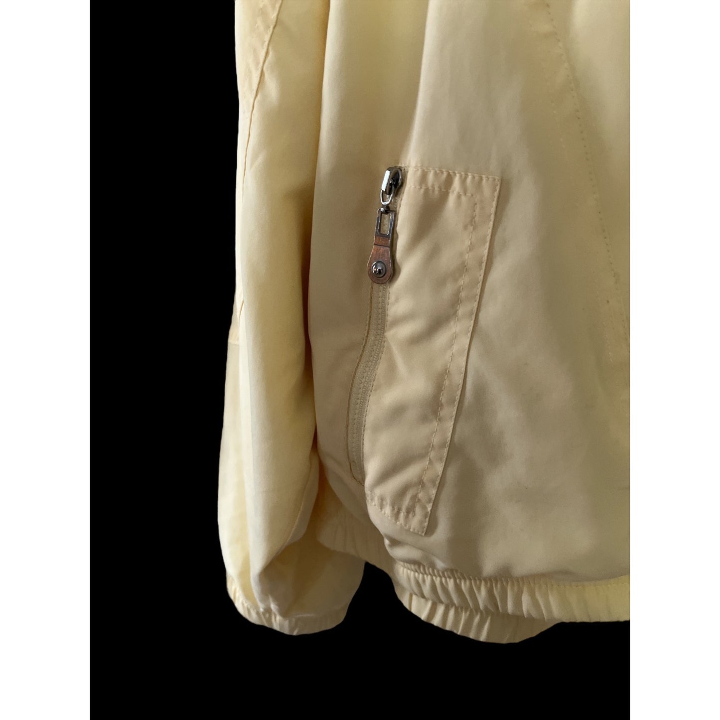 Vintage Koret Sport Women’s Yellow Zip-Up Windbreaker Jacket XL