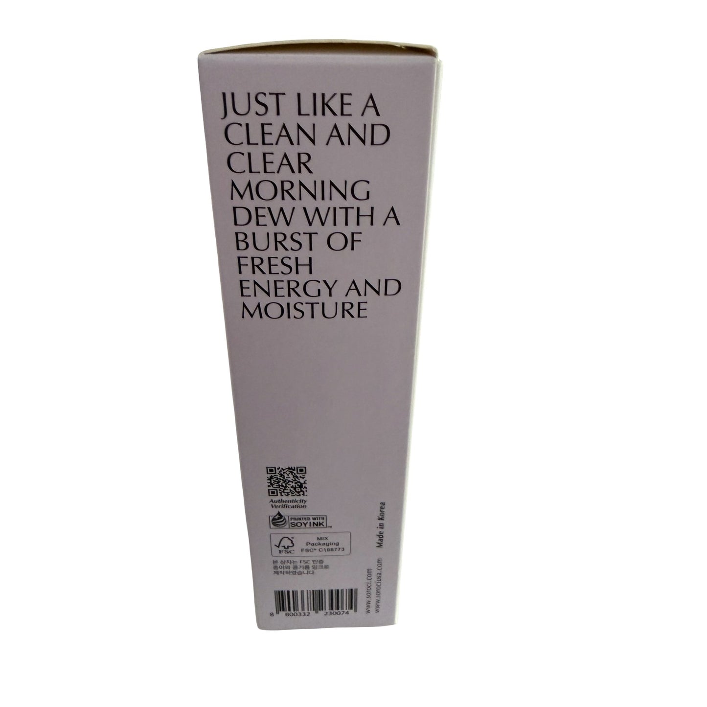 Soroci Morning Drizzle Calming Cream Korean Skincare Moisturizer 2.36 oz