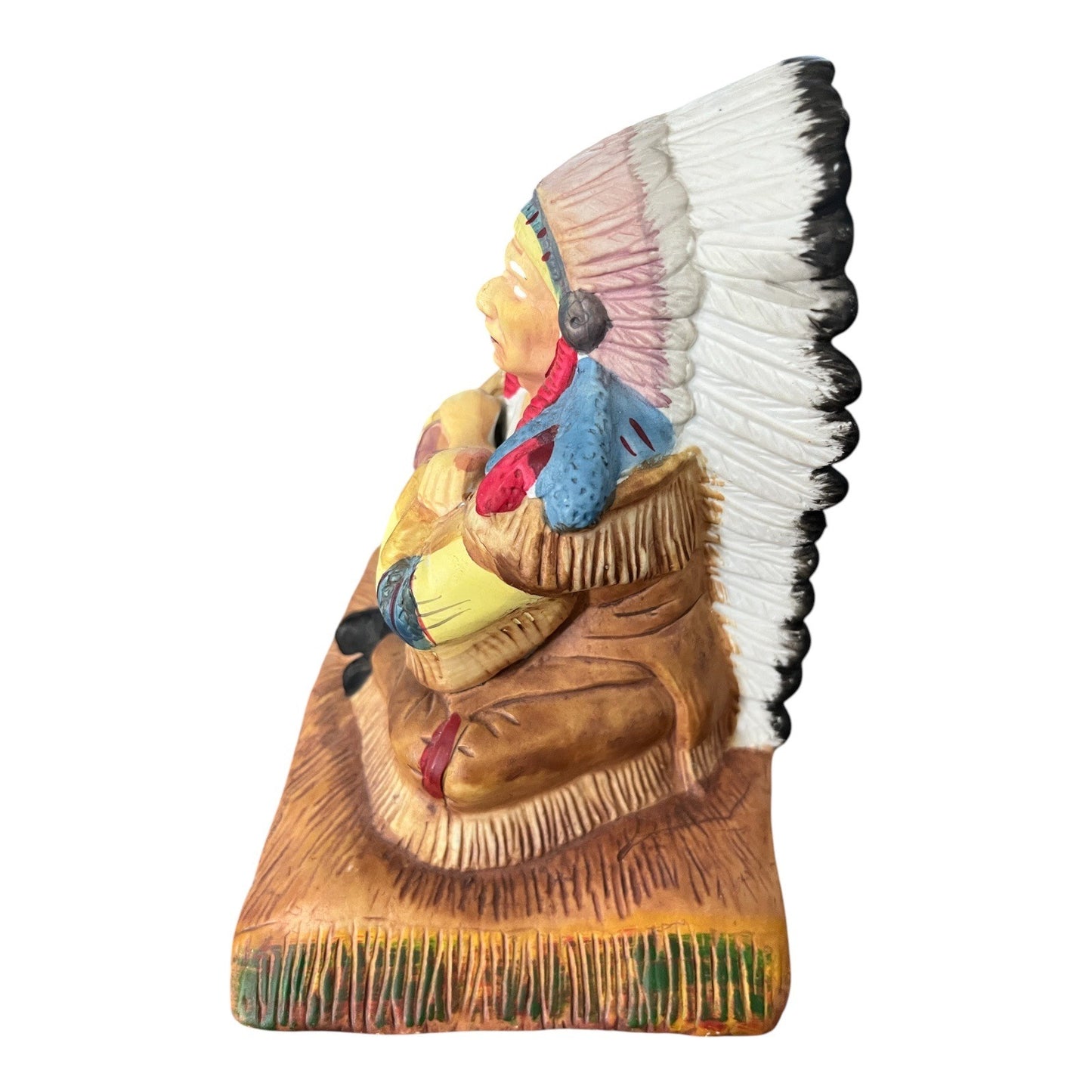Vintage American Heritage Limited Edition Native Chief Figurine 791 of 9600