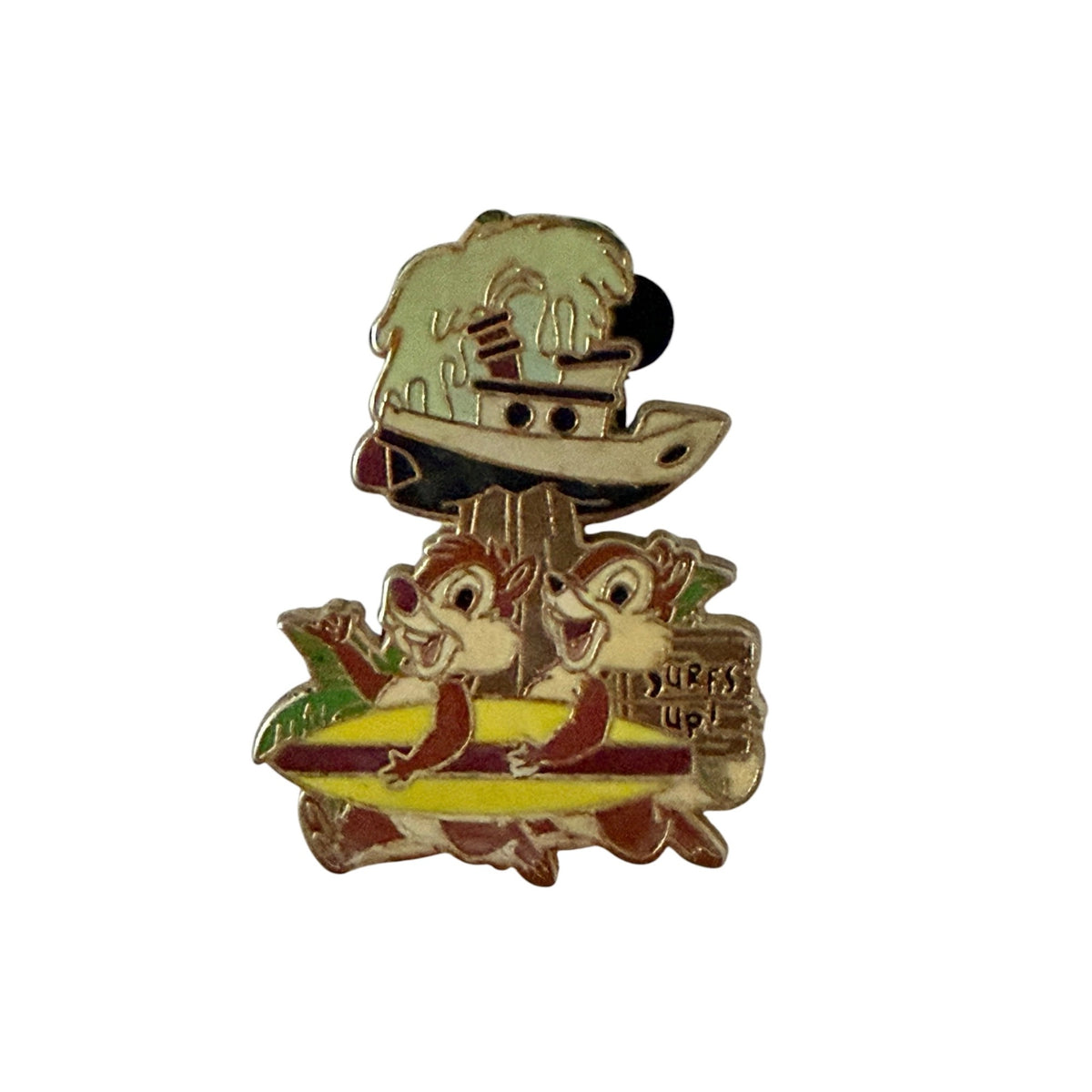 Disney Cruise Line Chip Dale Surfing Pin Point Us to the Buffet 2014 DCL