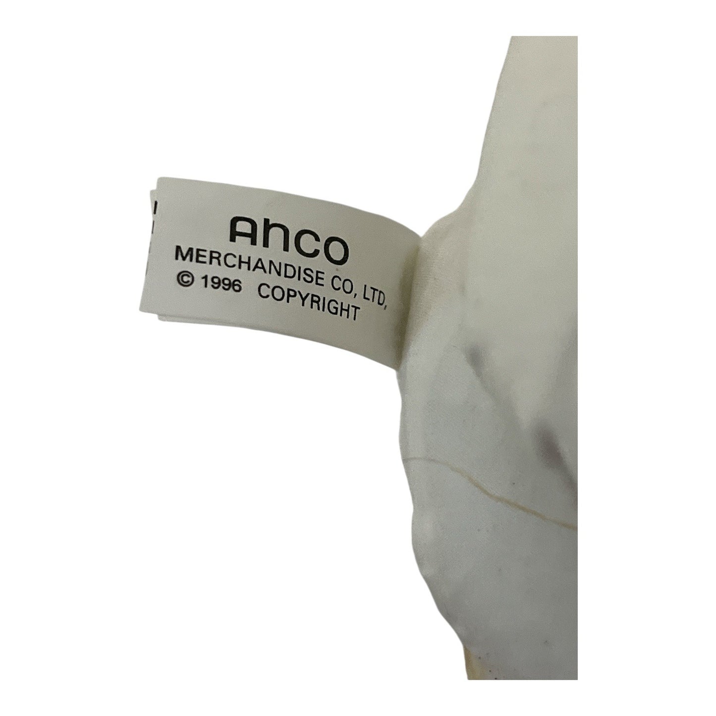 Vintage Ahco Weighted Bunny Plush 1996 Easter Rabbit Straw Collar Carrot Toy