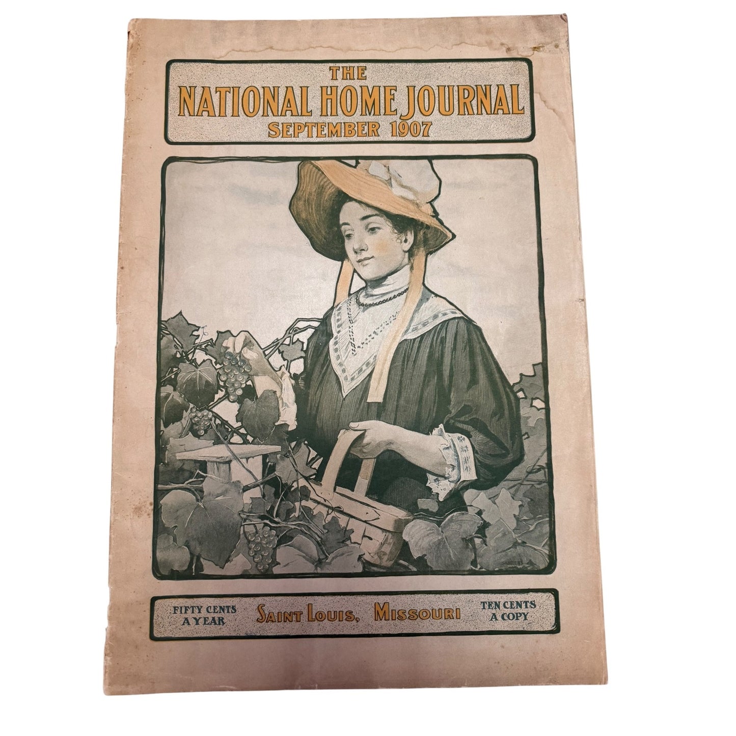 The National Home Journal September 1907 Magazine Thomas Edison Phonograph Ads Fashion