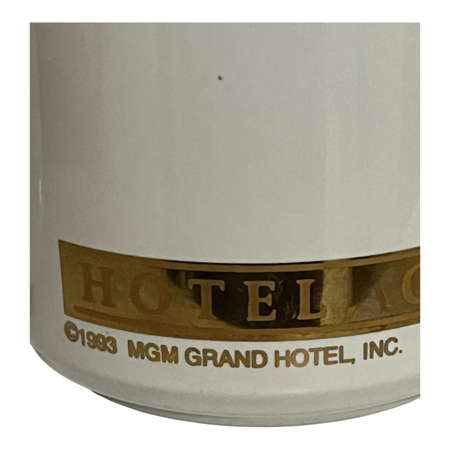 Vintage 1993 MGM Grand Hotel Las Vegas Coffee Mug – Gold Trim and Lion Logo