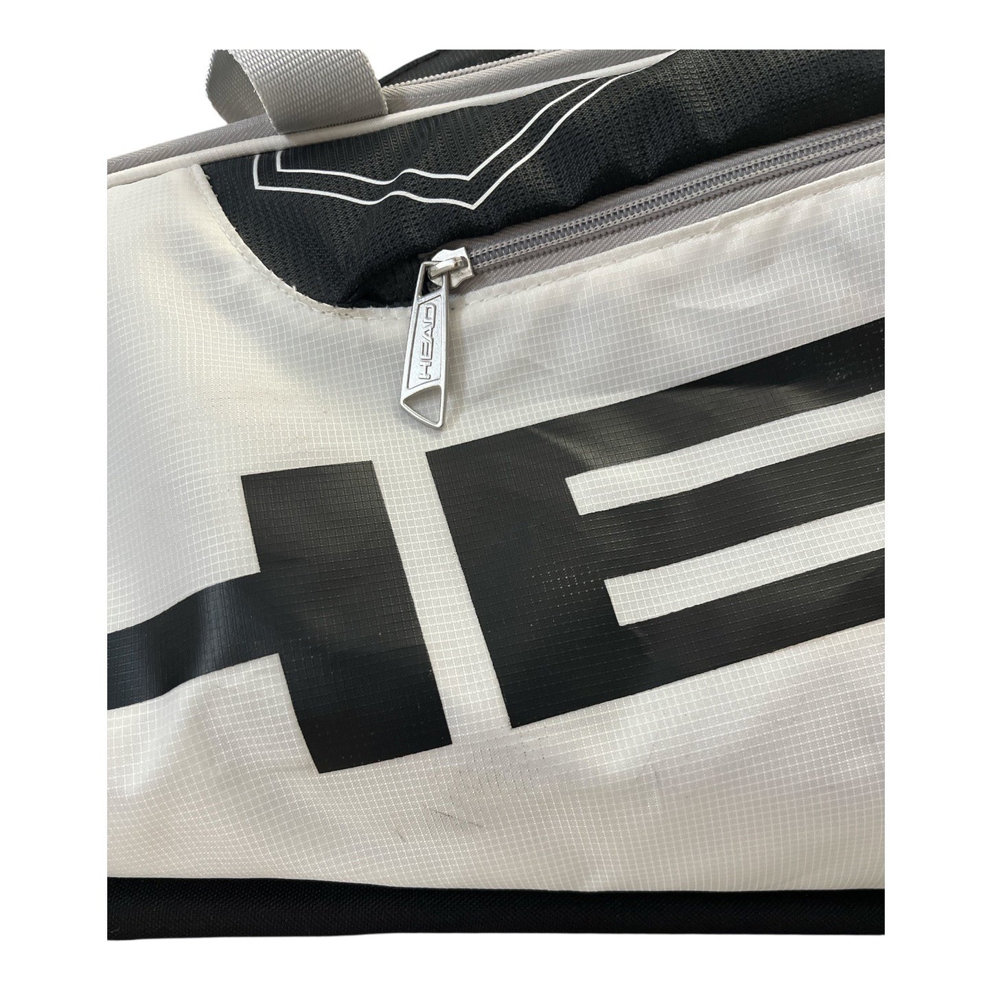 HEAD Tour Team Tennis Racket Bag Black White – 3 Compartment Duffel, Mid 2010s