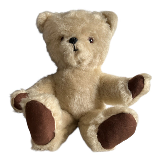 Vintage Lefray Hygienic Toys Mohair Teddy Bear England 1950s Classic Plush Collectible 16in