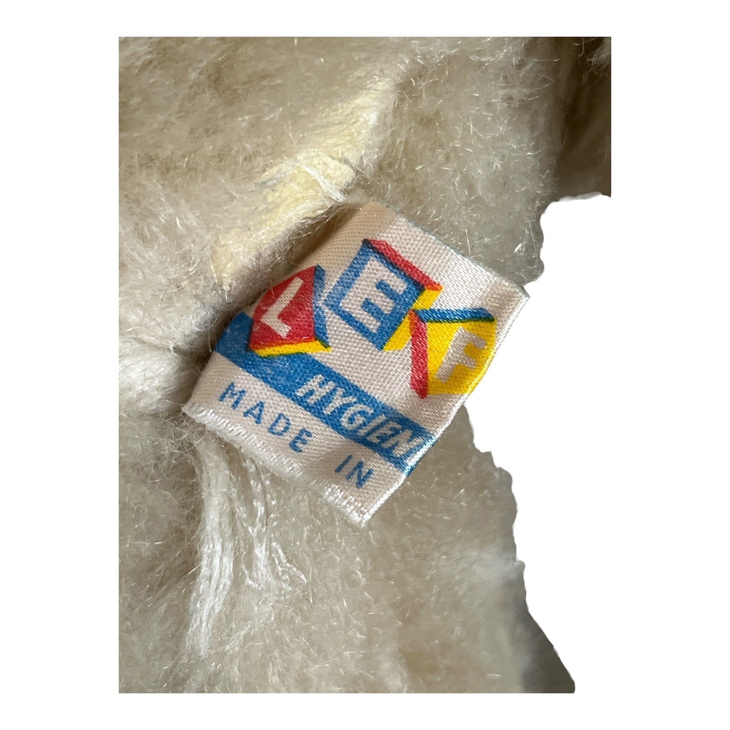 Vintage Lefray Hygienic Toys Mohair Teddy Bear England 1950s Classic Plush Collectible 16in