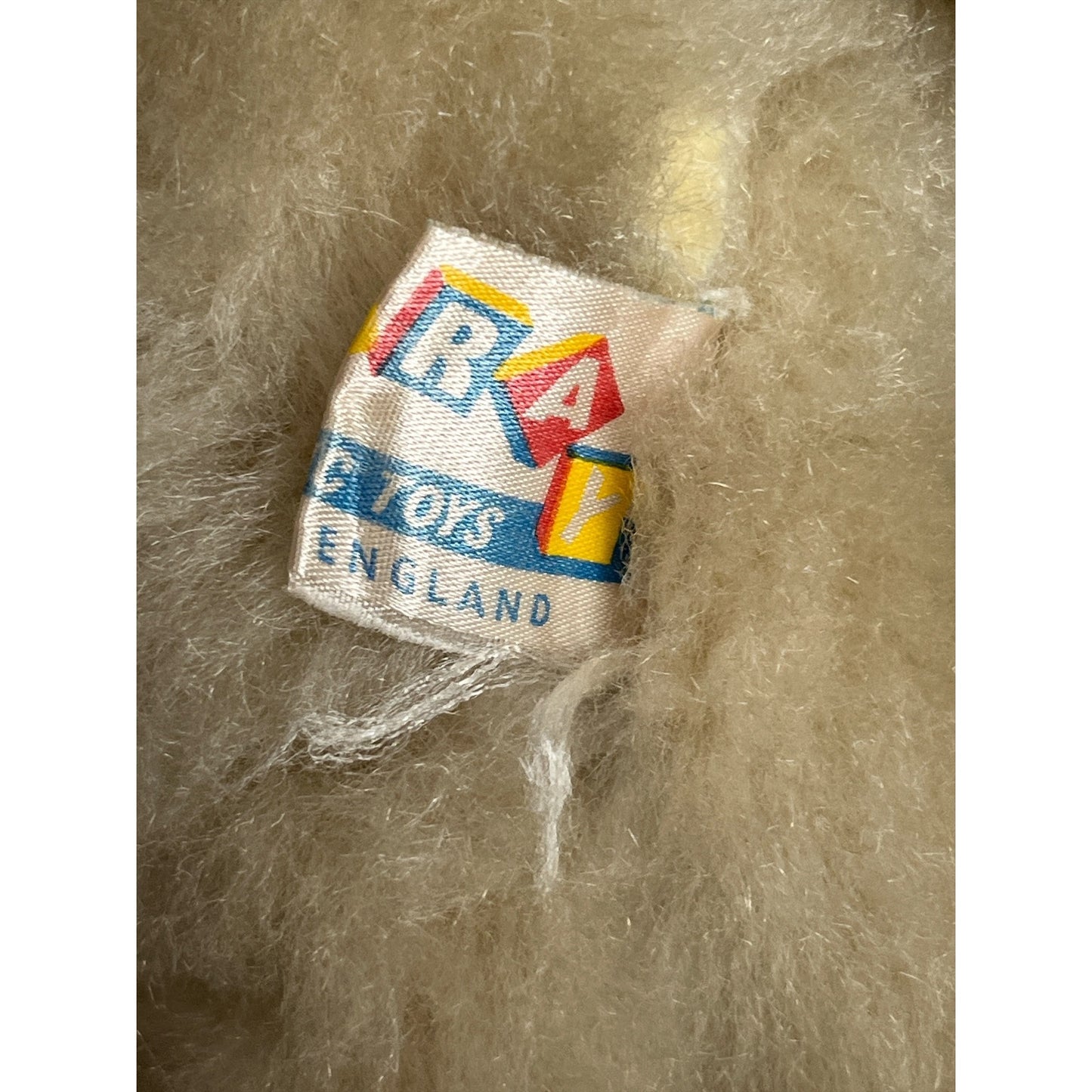 Vintage Lefray Hygienic Toys Mohair Teddy Bear England 1950s Classic Plush Collectible 16in