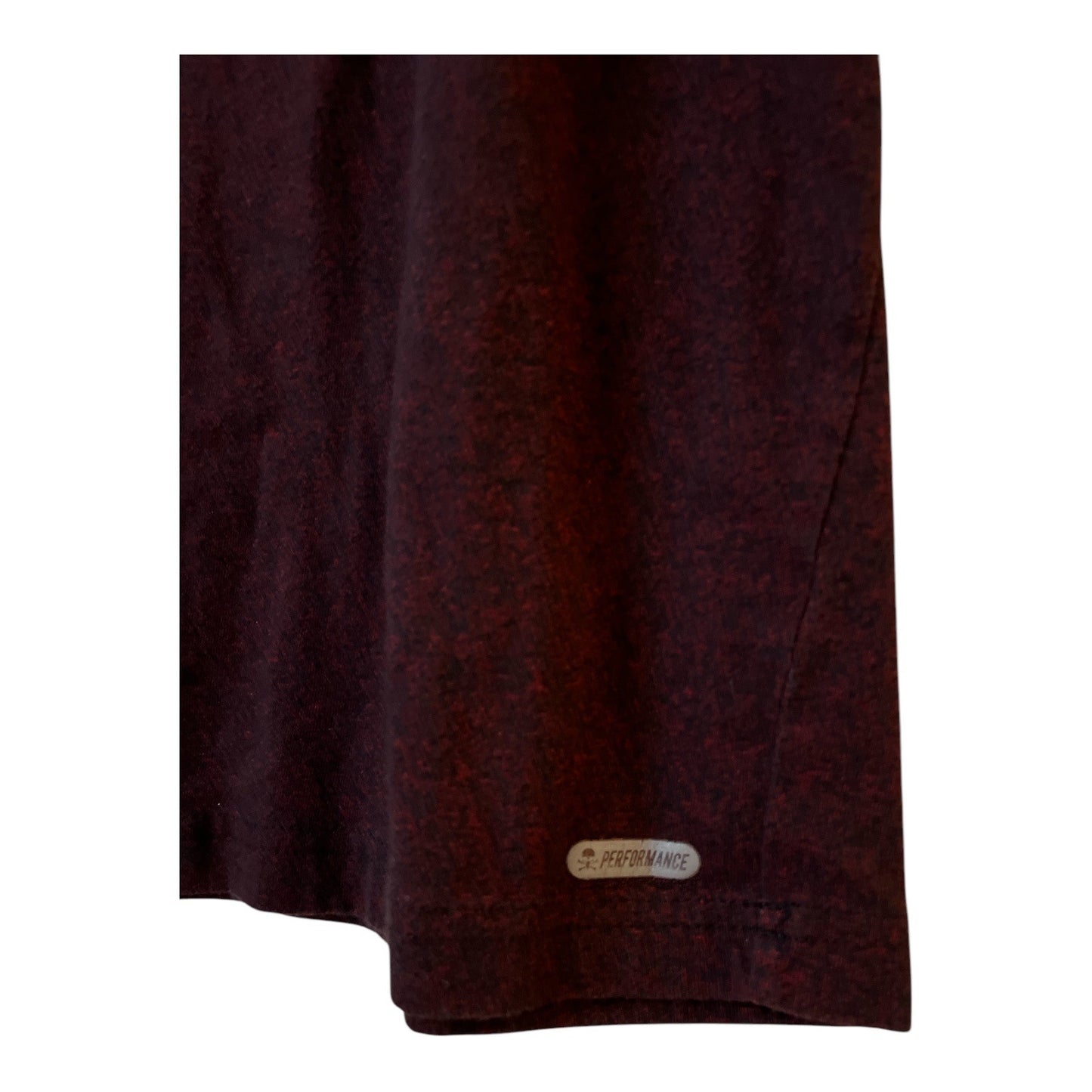 Tony Hawk Next Level Men’s V-Neck Performance T-Shirt Burgundy Large