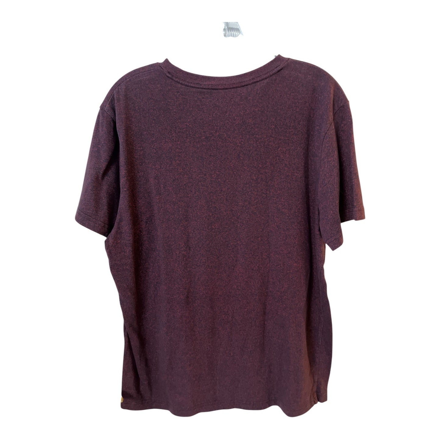 Tony Hawk Next Level Men’s V-Neck Performance T-Shirt Burgundy Large