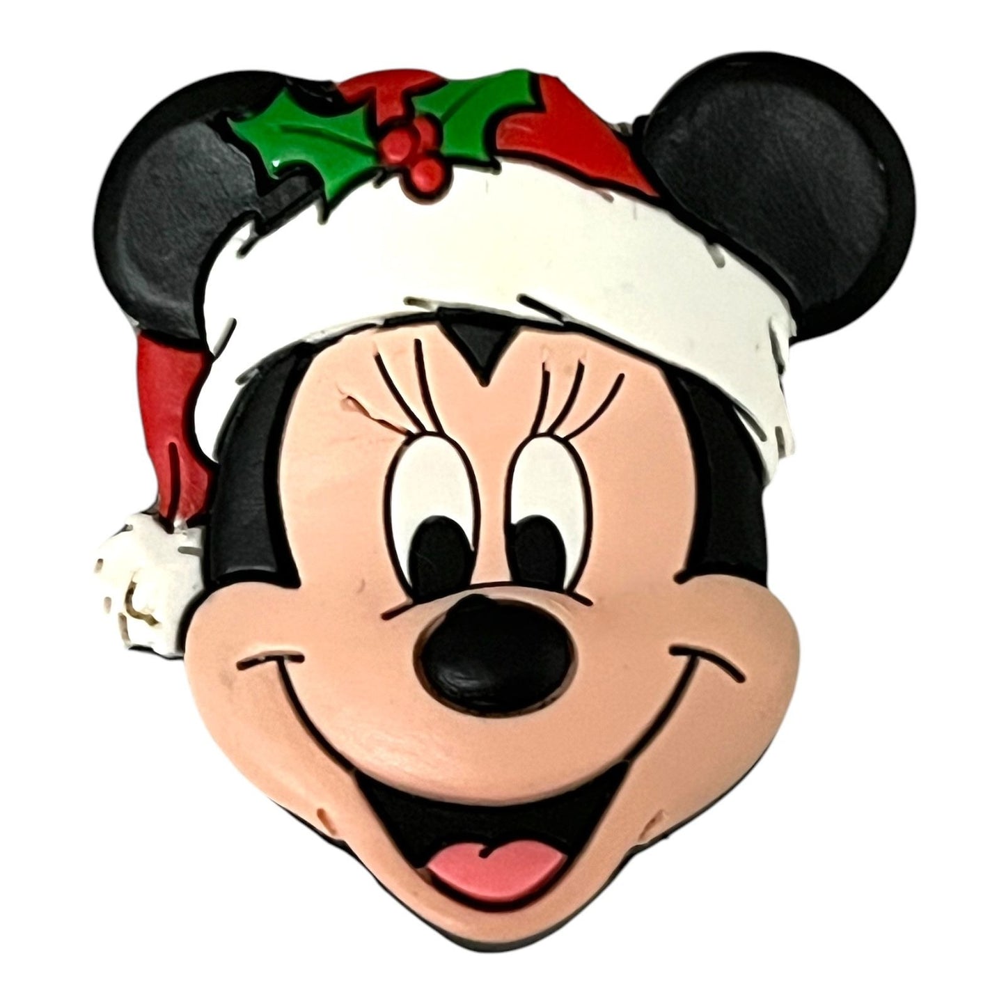 Rare Disney Christmas Pin Set – Minnie Mouse, Tigger & Eeyore in Santa Hats – Holiday Enamel Pins with Mickey Backs