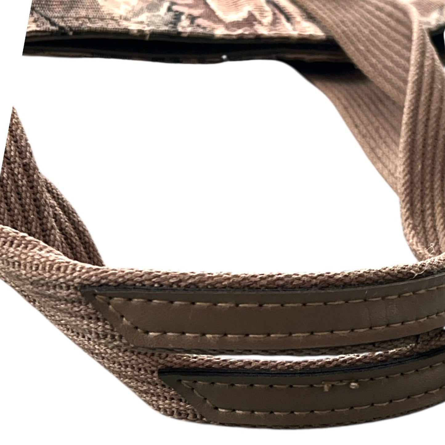 Vintage Diane von Furstenberg Floral Tapestry Tote Bag Brown Neutral Shoulder Handbag