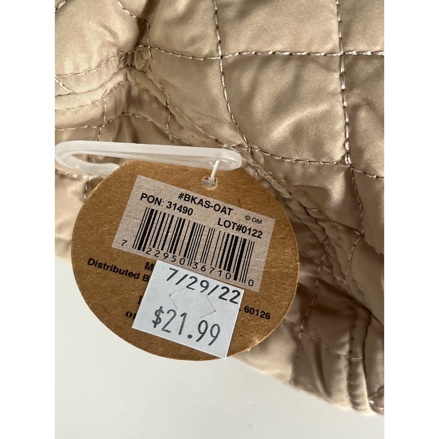 Britt’s Knits Apres-Ski Reversible Sherpa Bucket Hat – Oat Quilted & Fleece