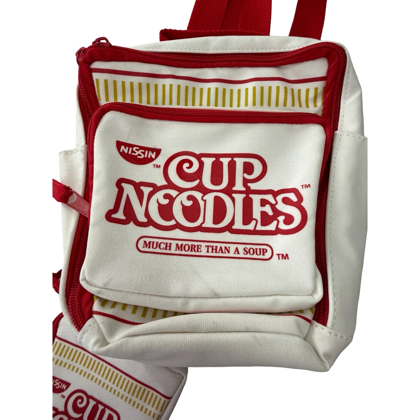 NWT Nissin Cup Noodles Mini Backpack Matching Pouch InspyreUS Novelty Bag