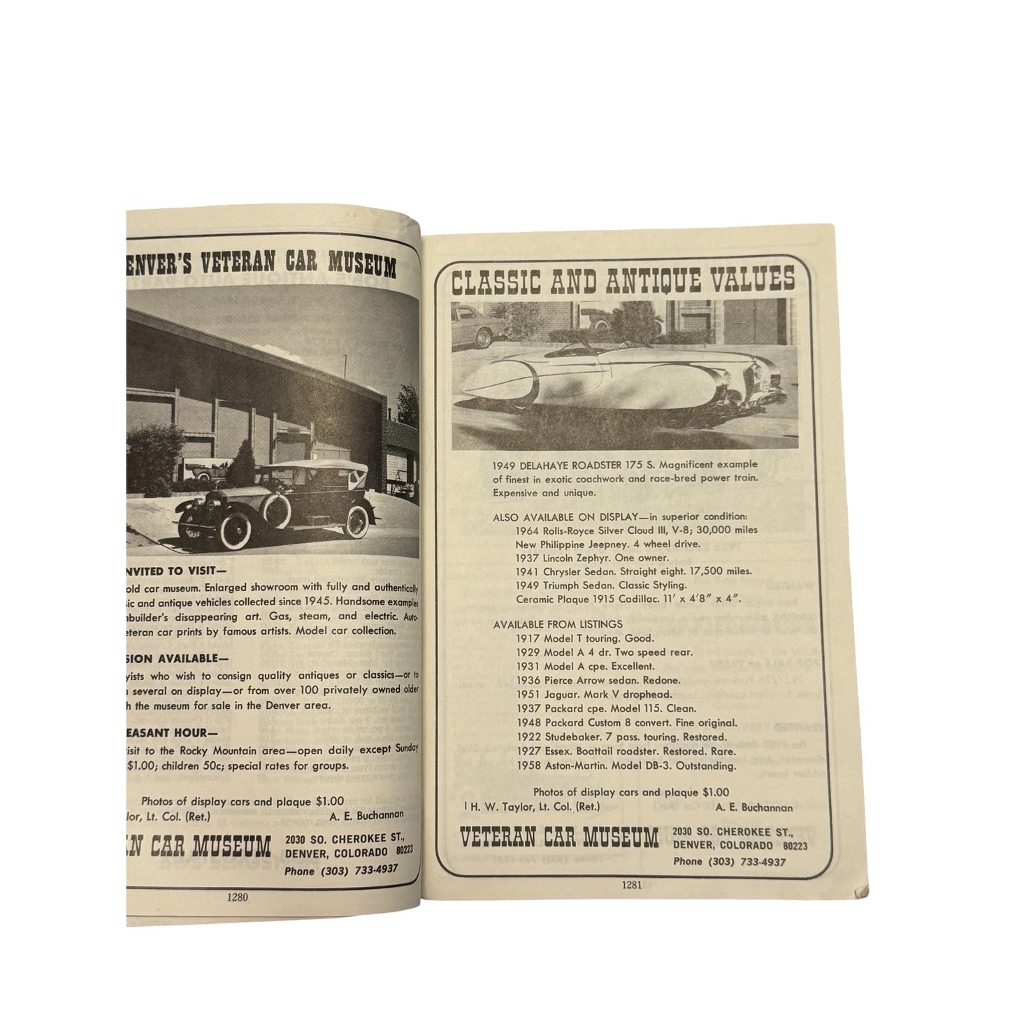 1968 Hemmings Motor News August 1968 Antique & Classic Car Magazine Vintage Auto Ads