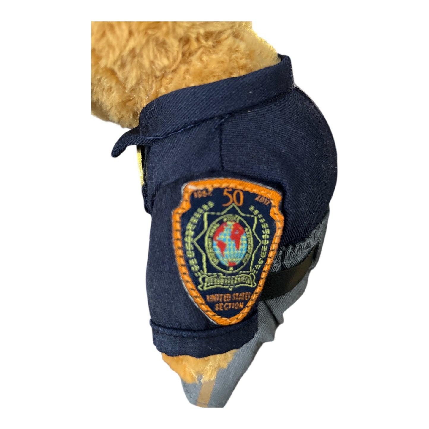 Hero Bears IPA Police Bear 50th Anniversary Plush 2012 8.5" Uniform Teddy