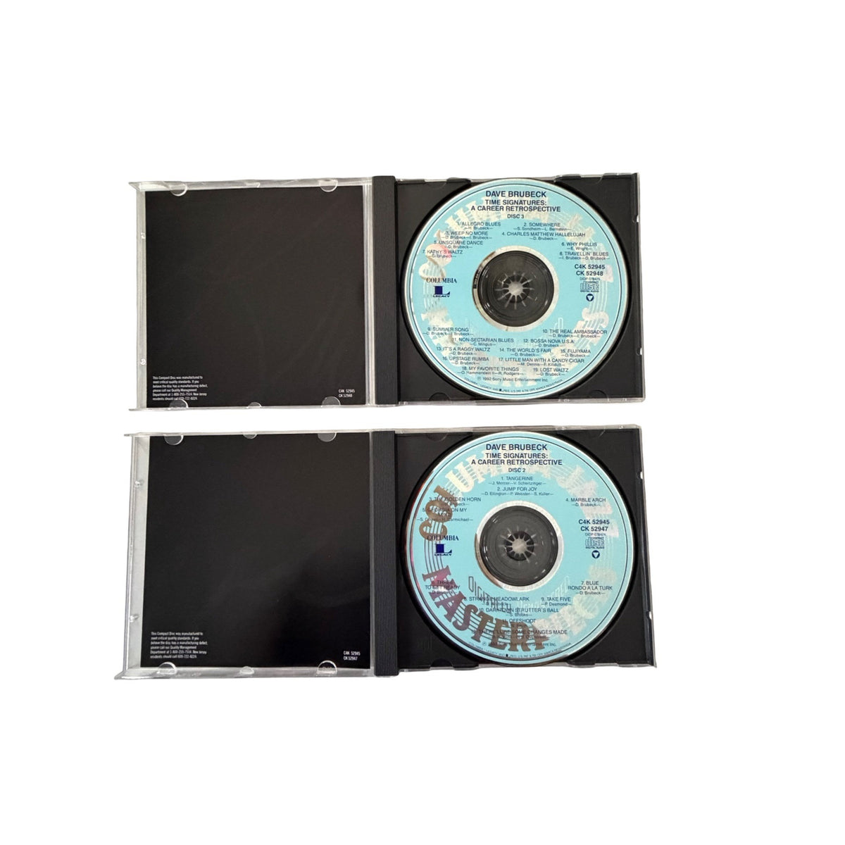 Dave Brubeck Time Signatures A Career Retrospective 4 CD Box Set 1992 2 Sealed
