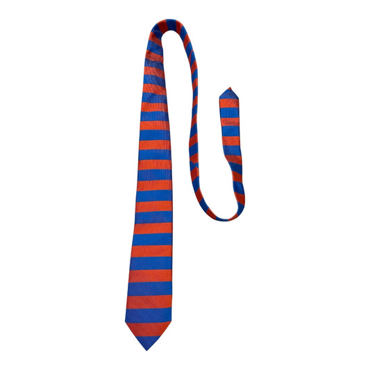 El Ganso Persimmon Blue Striped Tie Made in Italy – Early 2000s