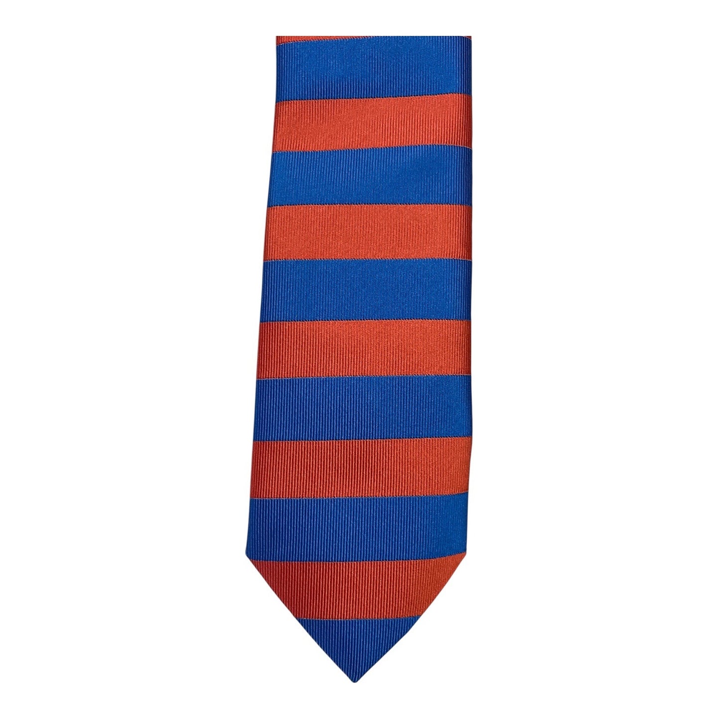 El Ganso Persimmon Blue Striped Tie Made in Italy – Early 2000s