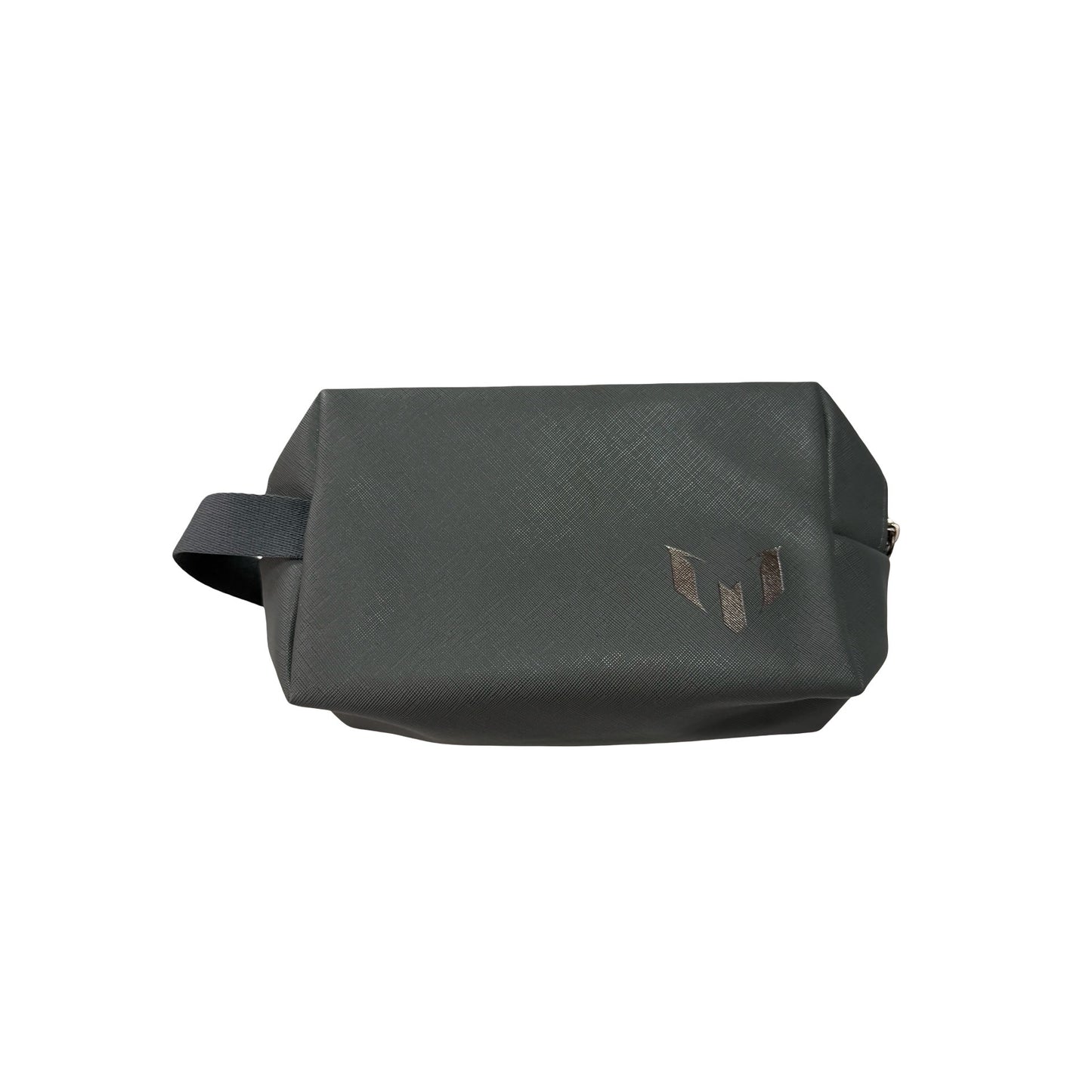 Messi Black Toiletry Bag Travel Dopp Kit Zip Cosmetic Organizer Case NWT