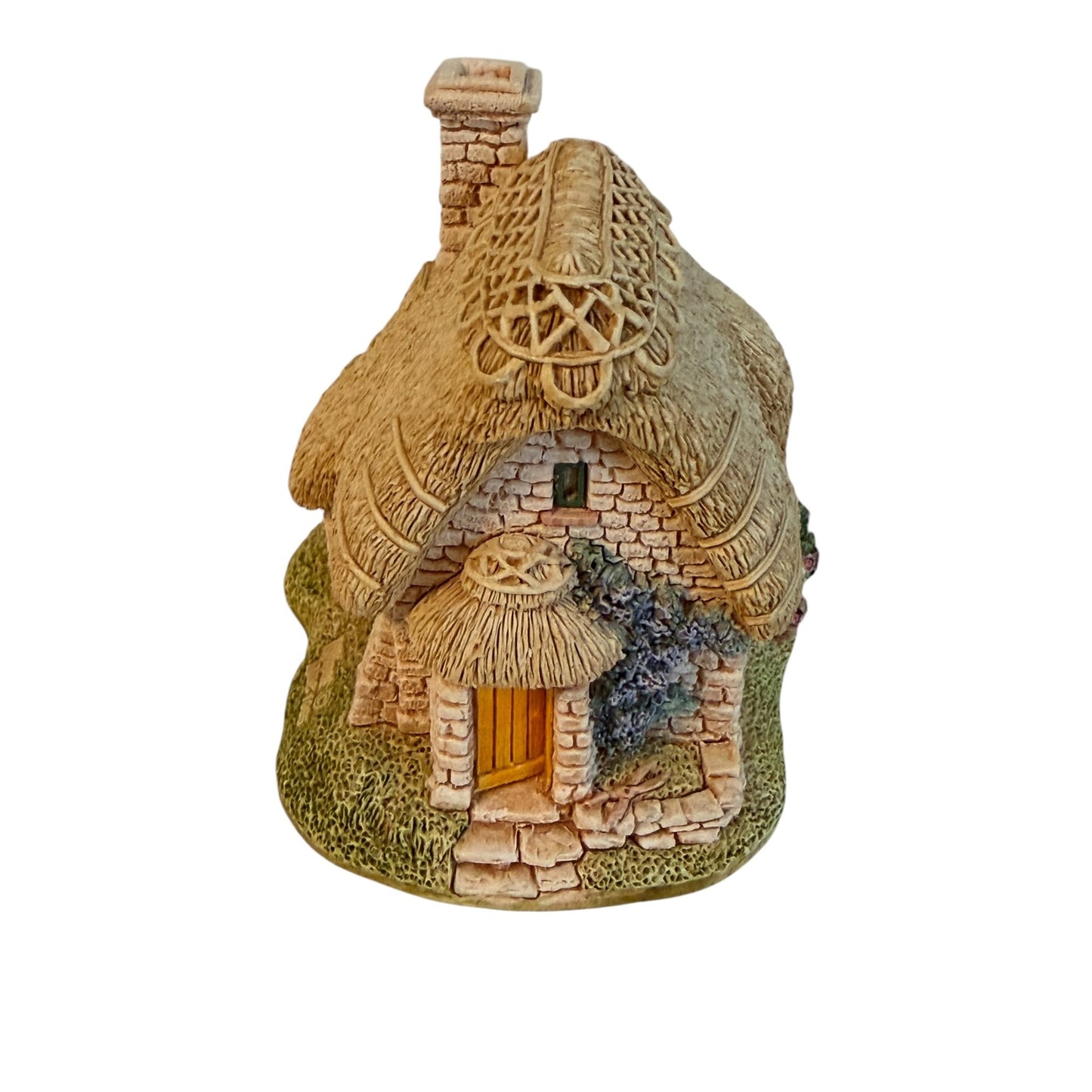 Vintage 1995 Lilliput Lane Button Down Thatched Cottage Figurine England