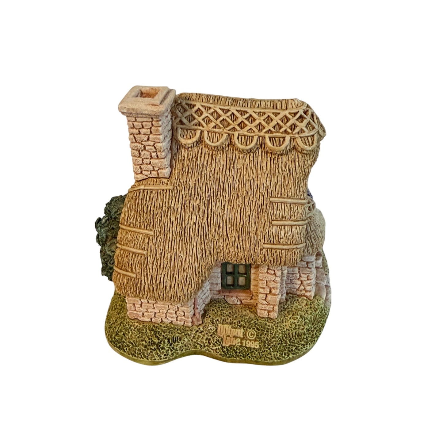 Vintage 1995 Lilliput Lane Button Down Thatched Cottage Figurine England